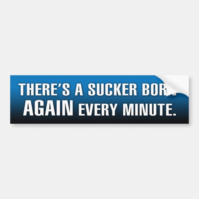 Born Again Bumper Sticker (Front)