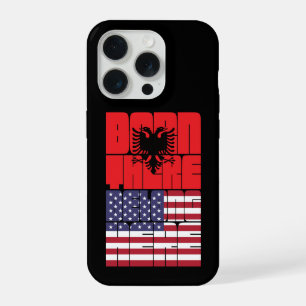 Born Albania Belong American iPhone 15 Pro Case
