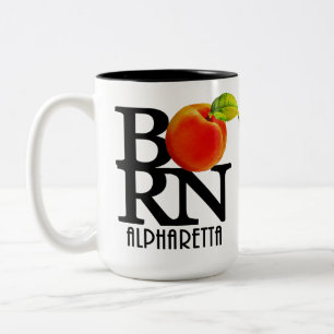 BORN Alpharetta Georgia 15oz Two-Tone Coffee Mug