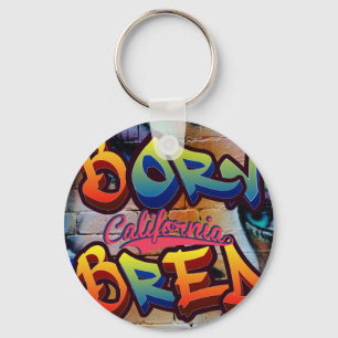 Born and Bred California Keychain