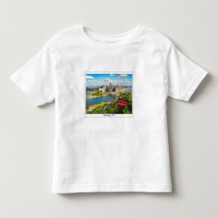 Born and Raised in Pittsburgh PA Toddler T-Shirt