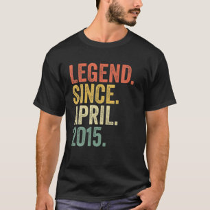 Born April 2015 Legend Since April 2015 7 Years Ol T-Shirt