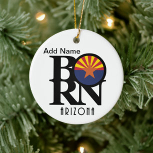 BORN Arizona Customisable Ceramic Ornament