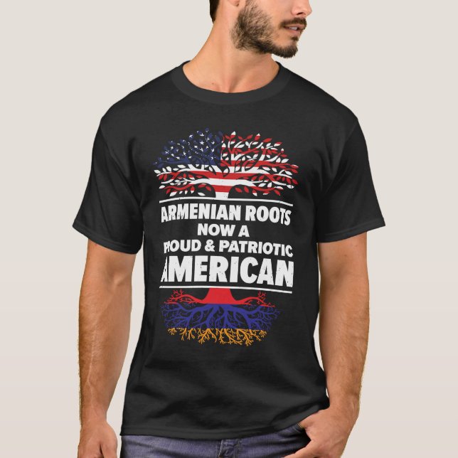 Born Armenian Armenia American USA Citizenship  1 T-Shirt (Front)