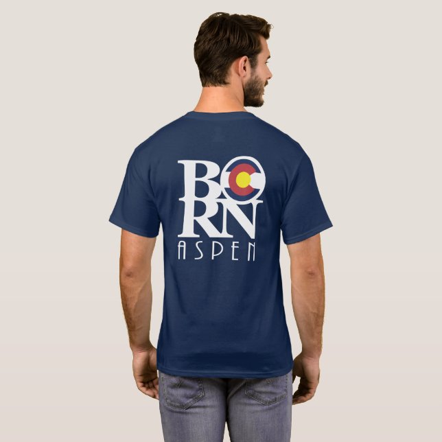 BORN Aspen Colorado T-Shirt (Back Full)