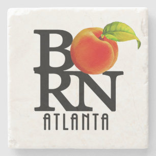 BORN Atlanta Georgia Stone Coaster