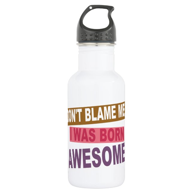 Born Awesome 532 Ml Water Bottle (Front)