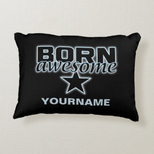 Born Awesome custom cushion