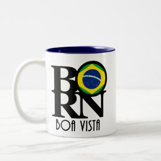 BORN Boa Vista Brazil 11oz Two-Tone Coffee Mug
