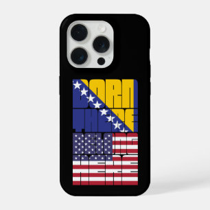 Born Bosnia Belong American iPhone 15 Pro Case