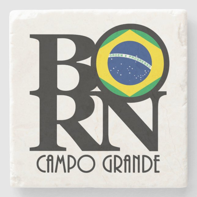 BORN Campo Grande Stone Coaster (Front)