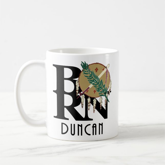 BORN  Duncan Oklahoma 11oz Coffee Mug (Left)