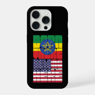 Born Ethiopia Belong American iPhone 15 Pro Case