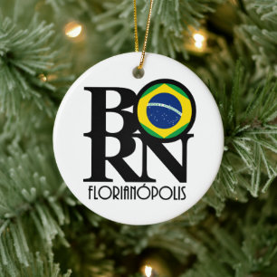 BORN Florianópolis Ceramic Ornament