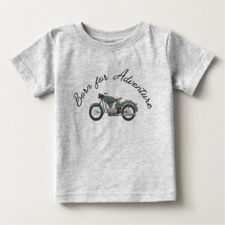 Born for Adventure: Motorcycle-Themed T-Shirt