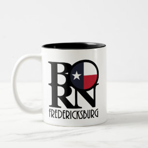 BORN  Fredericksburg TX Two-Tone Coffee Mug