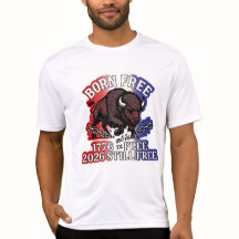 Born Free American Bison Shirt – 250 Years free