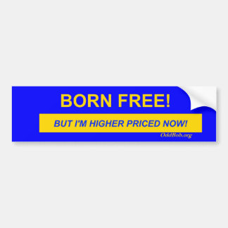 Born Free Bumper Sticker