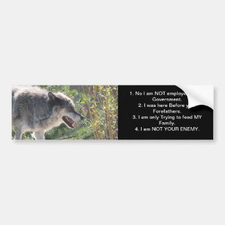 BORN FREE BUMPER STICKER