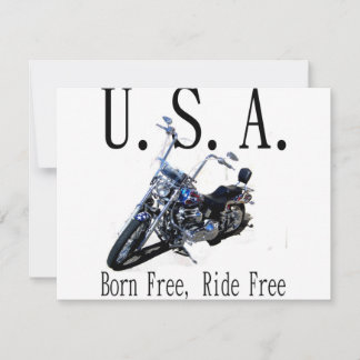 Born Free, Ride Free
