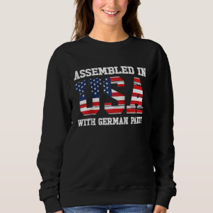 Born German Germany American USA Citizenship Ragla Sweatshirt