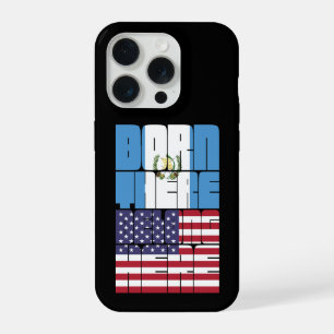 Born Guatemala Belong American iPhone 15 Pro Case