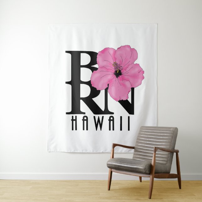 BORN Hawaii Pink Tapestry (In Situ)