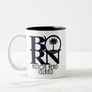 BORN Hilton Head Island 11oz Two-Tone Coffee Mug