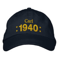 Born in 1940 or Any Year 75th Birthday W01B NAVY