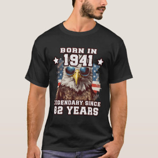 Born In 1941 Legendary Since 82 Years Birthday T-Shirt