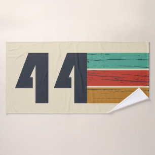 born in 1944 vintage 80th birthday bath towel
