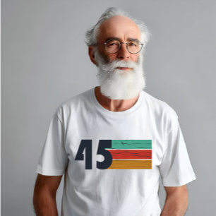 Born in 1945 elegant vintage style birthday gift T-Shirt
