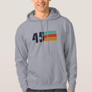 Born in 1945 vintage birthday gift hoodie