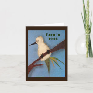 Born in 1946 Birthday fun facts Card