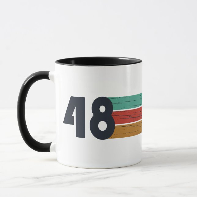 Born in 1948 vintage birthday mug (Left)