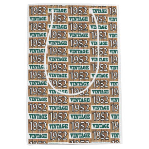 Born in 1952 medium gift bag