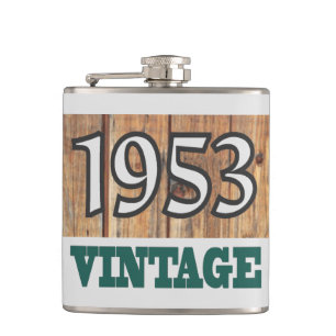 Born in 1953 hip flask