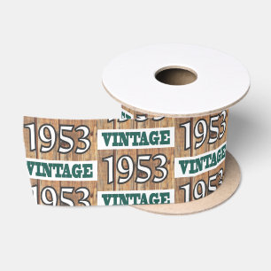 Born in 1953 satin ribbon