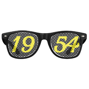 Born in 1954 72nd birthday fun shades sunglasses