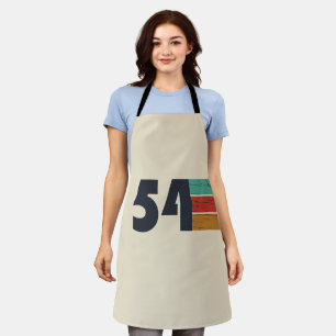 born in 1954 vintage birthday apron