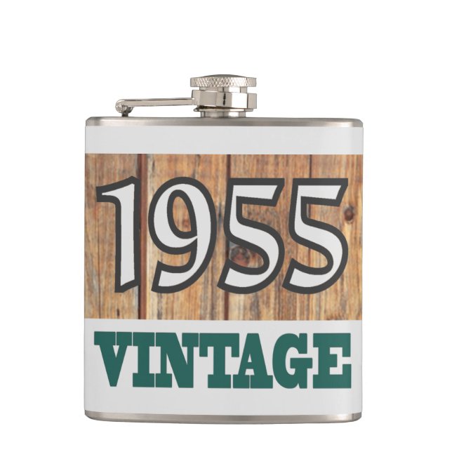 Born in 1955 flask (Front)