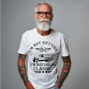 Born in 1955 vintage birthday gifts T-Shirt