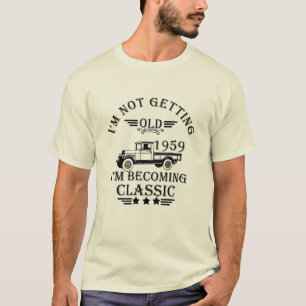 Born in 1959 elegant vintage birthday gift T-Shirt