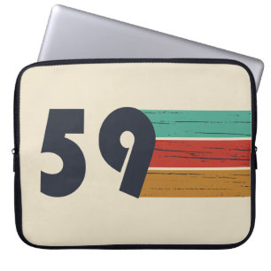 Born in 1959 vintage birthday gift laptop sleeve
