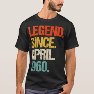 Born in 1960 64 Years Old Made in 1960 64th Birthd T-Shirt