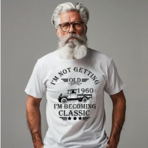 born in 1960 vintage birthday mens gift T-Shirt