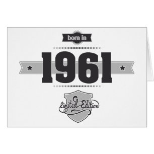 Born in 1961 (Dark&Lightgrey)