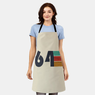 born in 1964 vintage birthday apron