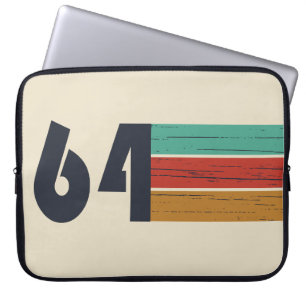 Born in 1964 Vintage Birthday Gift Laptop Sleeve