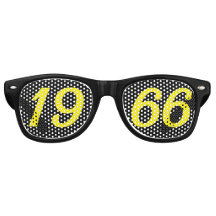 Born in 1966 60th birthday fun shades sunglasses